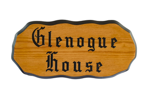 A3L Oak House Sign - Custom House Signs