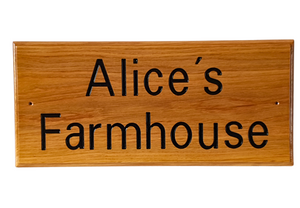 AH5L Oak House Signs - Custom signs For Home