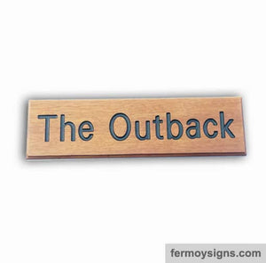 Wooden House Name Signs