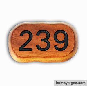 Wooden House Numbers