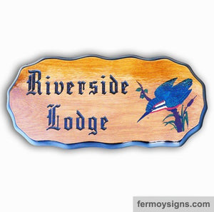 Wood Address Plaques