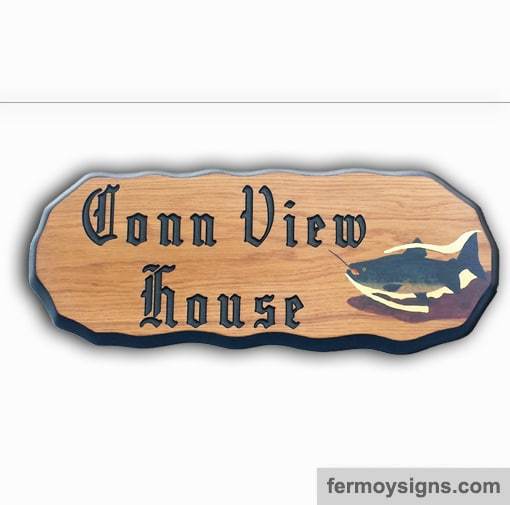 Outdoor House Signs Wood