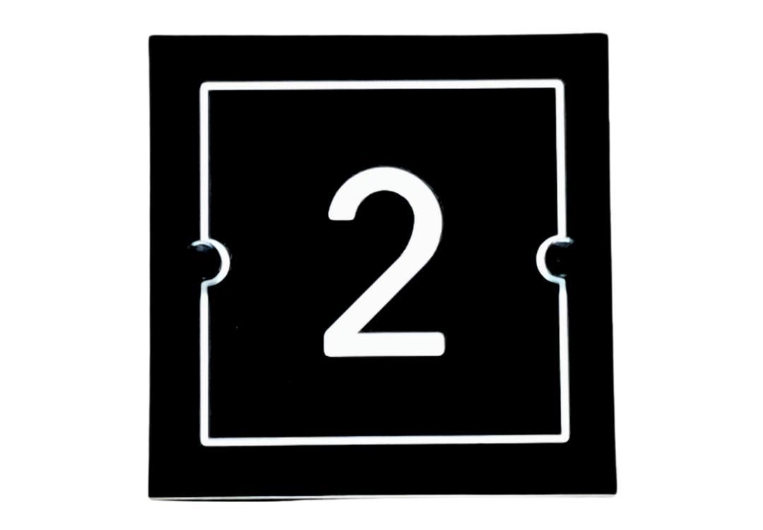 Acrylic House Number - Black